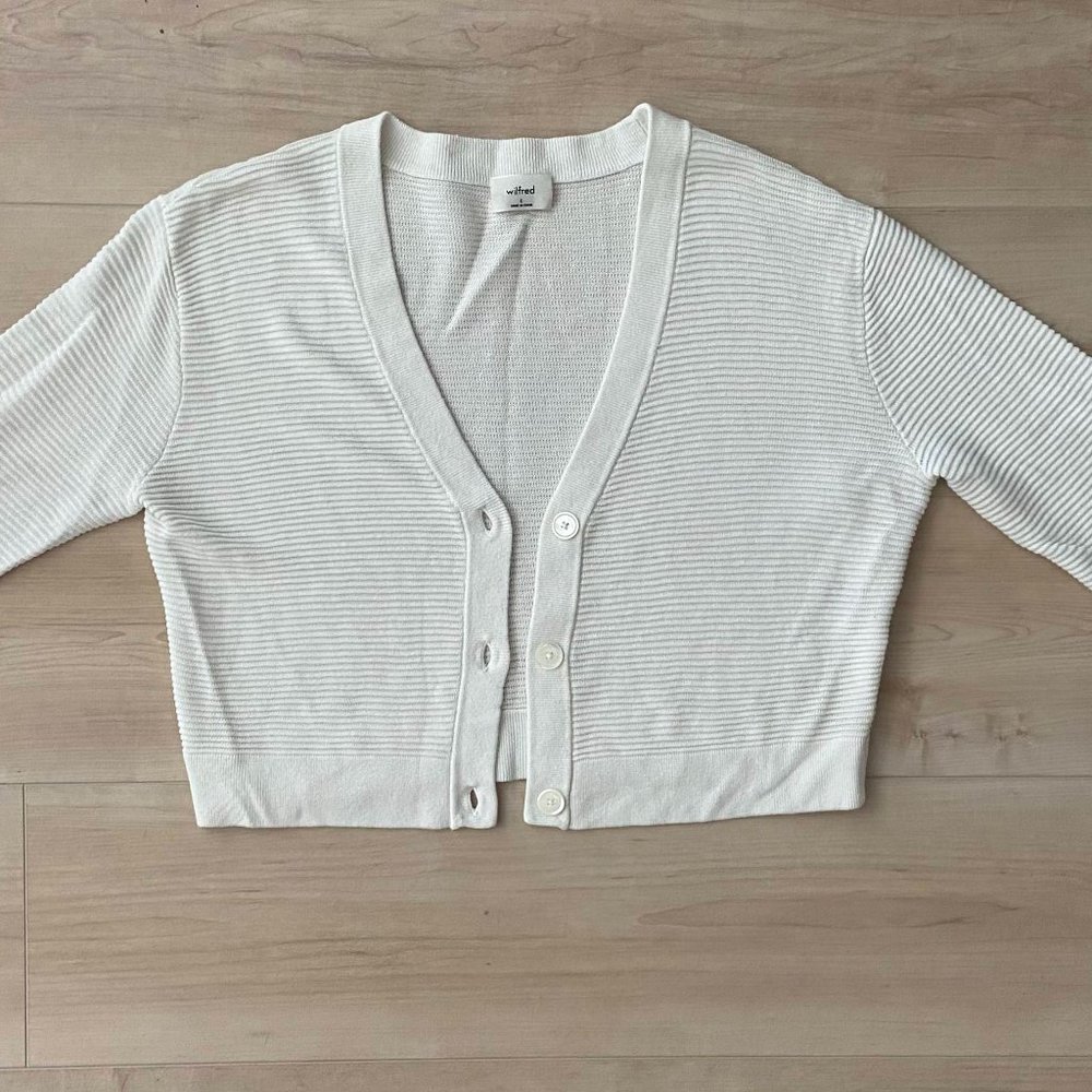 Wilfred Light Cropped Cardigan